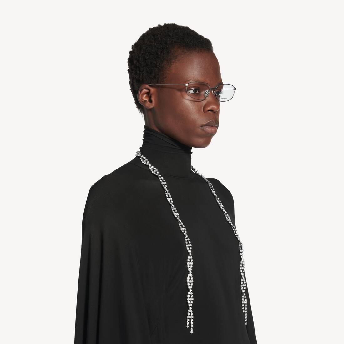 Women's Riviera Necklace  in Shiny Silver | Balenciaga Canada EN - Image 4