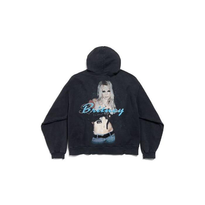 balenciaga music | britney spears series hoodie zippé oversize