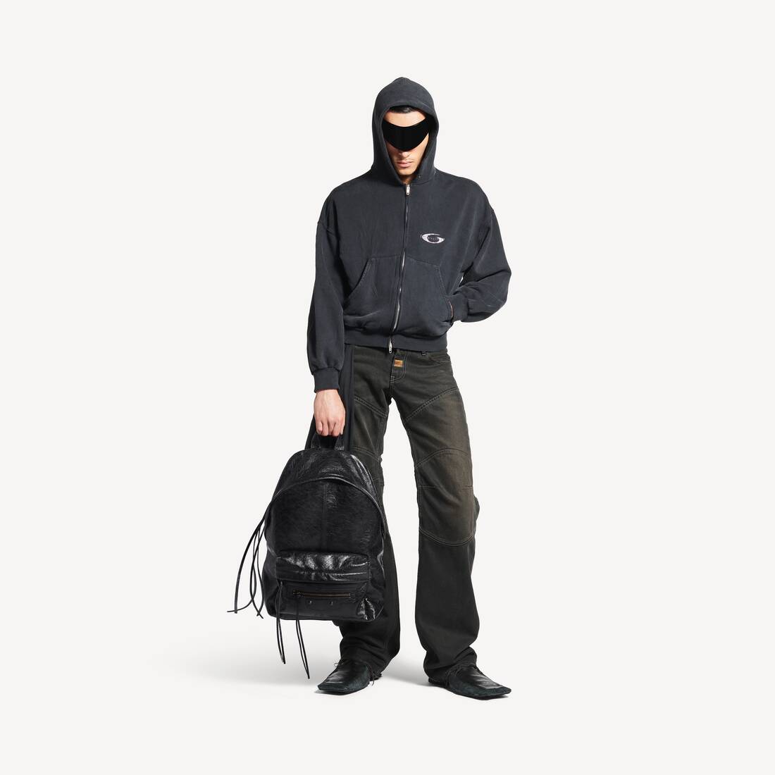 Men's Le City Backpack in Black | Balenciaga Italy EN - Image 8