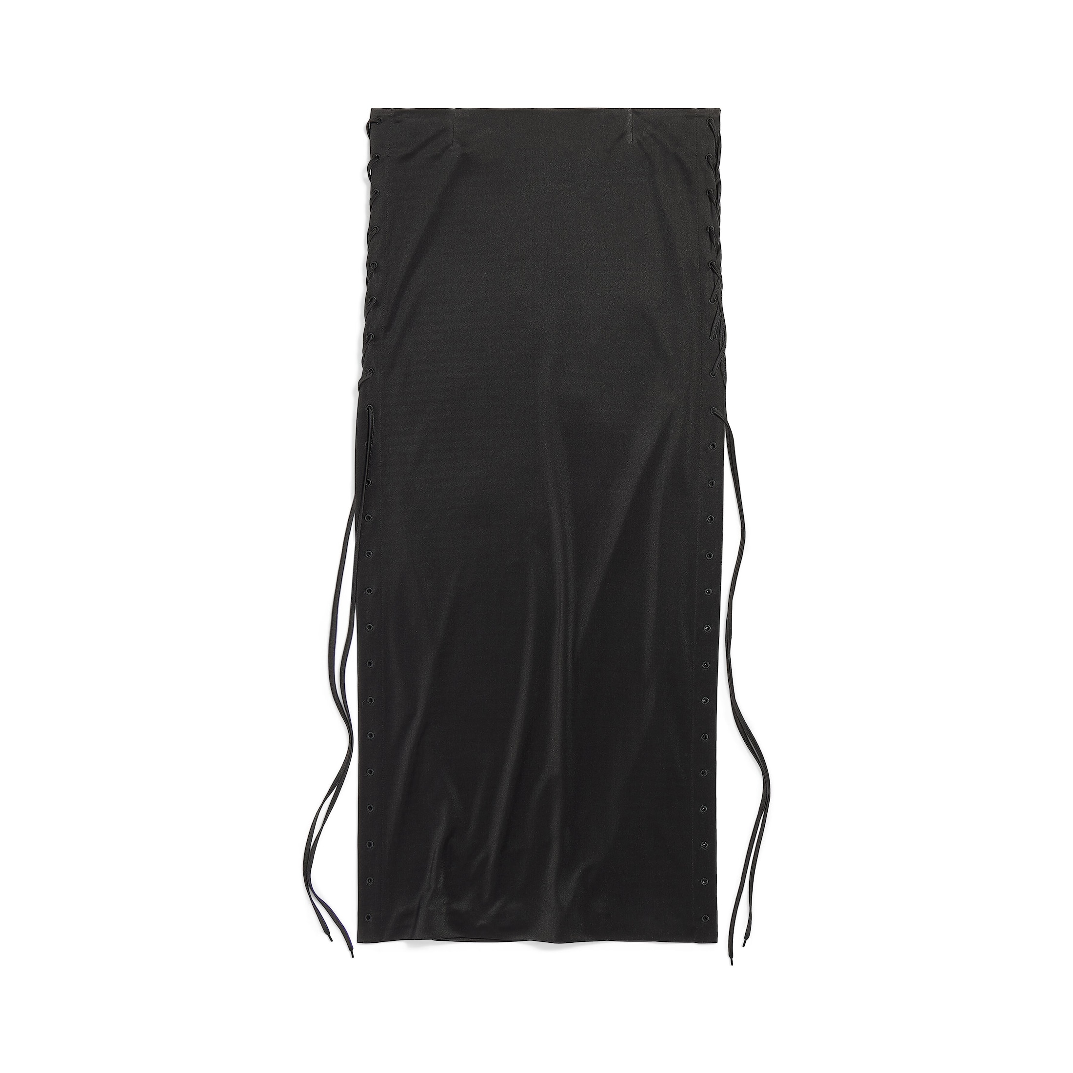 lace-up maxi  skirt