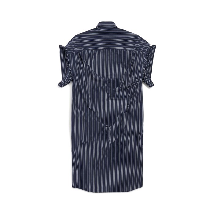 tucked sleeve shirt dress