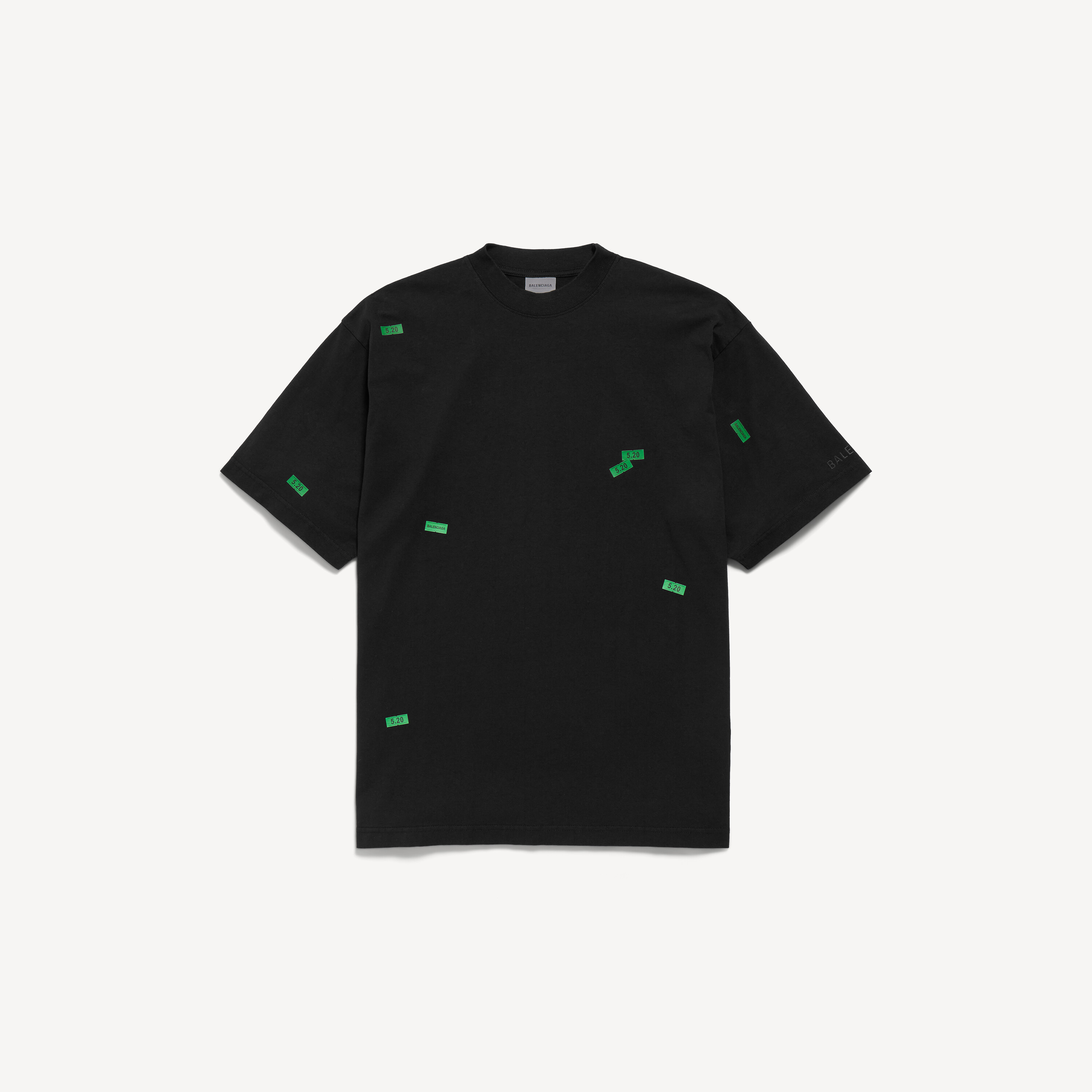 Men's 520 Stickers Medium Fit T-shirt in Black/green