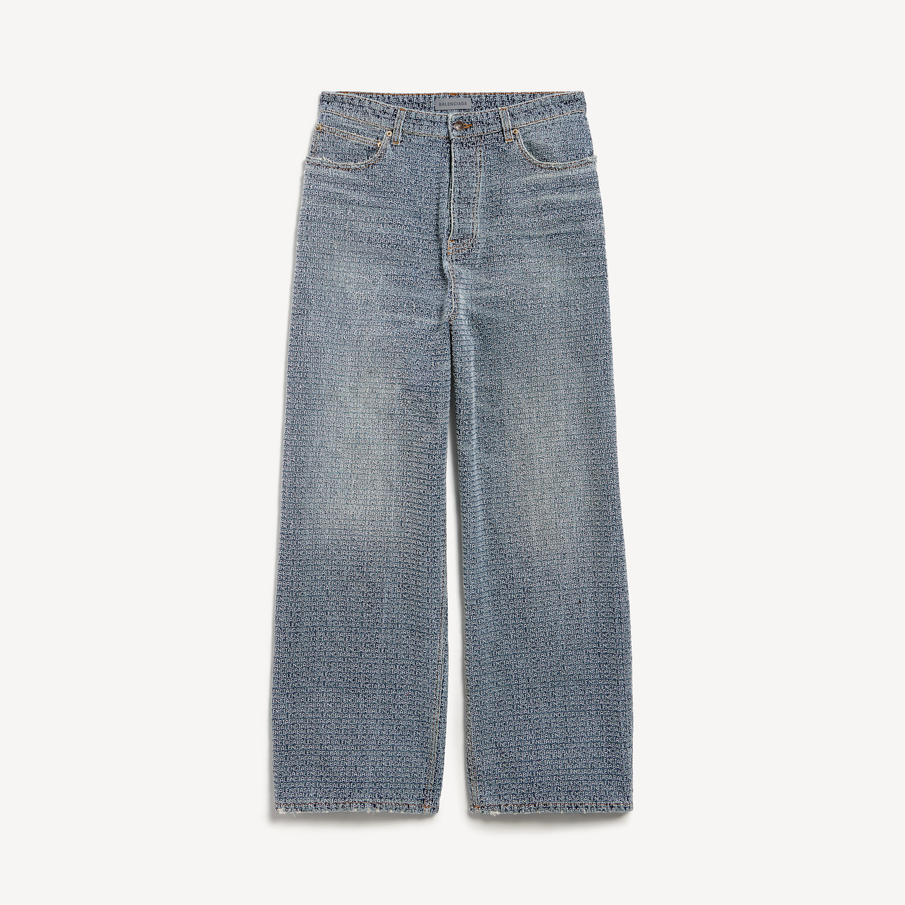 Denim stitch バギージーンズ