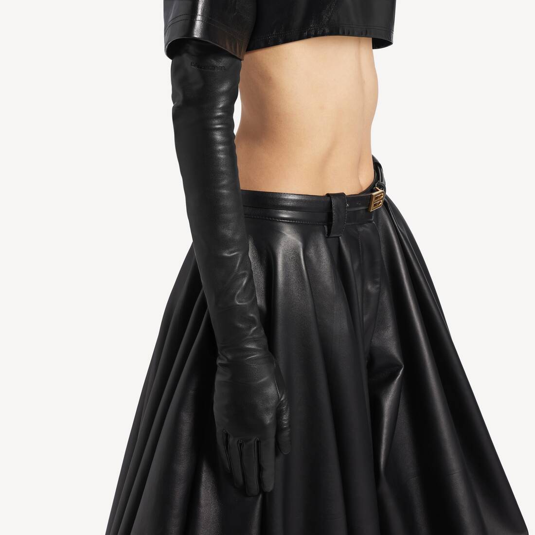 Women's Long Gloves in Black | Balenciaga Macau SAR EN - Image 3