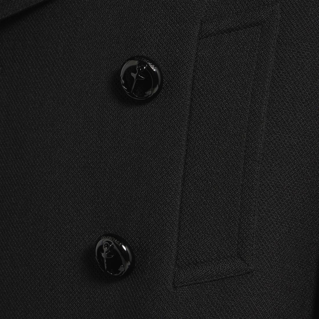 Caban Court pour Homme en Noir | Balenciaga France FR - Image 6