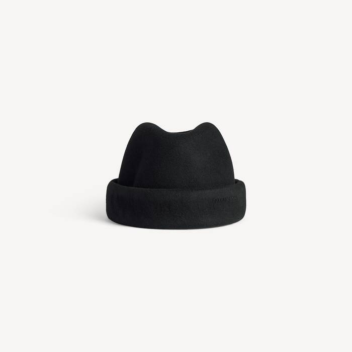 Sombrero De Fieltro para Hombre en Negro - Hombre | Balenciaga Espa&ntilde;a ES - Image 1