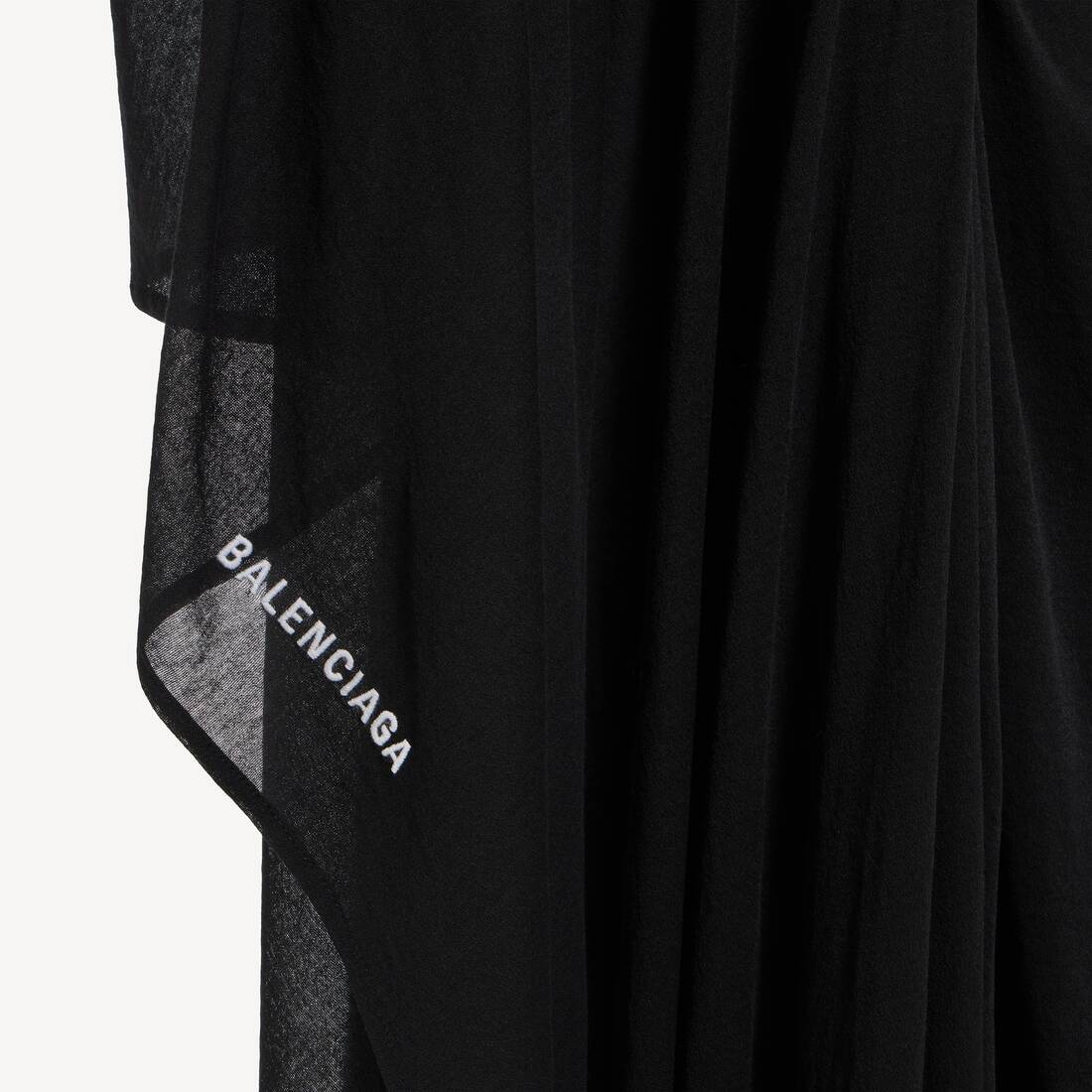 Stained Glass Drapiertes Cape-kleid f&uuml;r Damen in Schwarz | Balenciaga Deutschland DE - Image 6