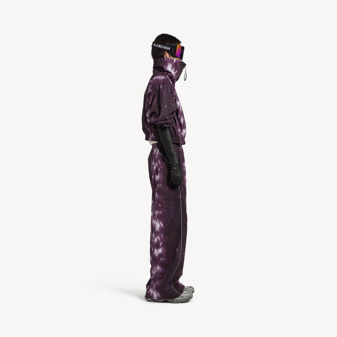Women's Bodies Tracksuit Jacket in Violet | Balenciaga United States EN - Image 3