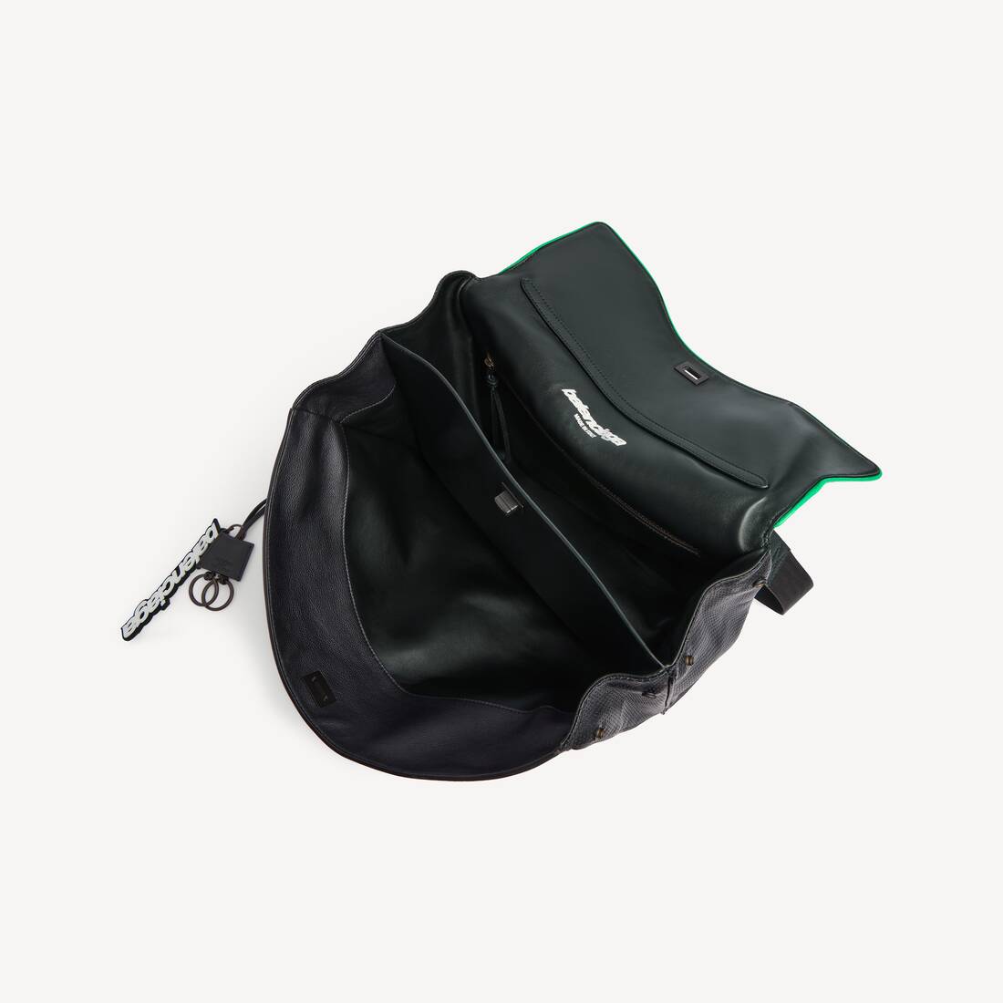 Men's Rodeo Biker Handbag Large in Black | Balenciaga Republic Of Korea EN - Image 5