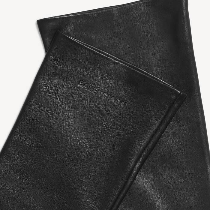 Women's Long Gloves in Black - Women | Balenciaga United States EN - Image 3