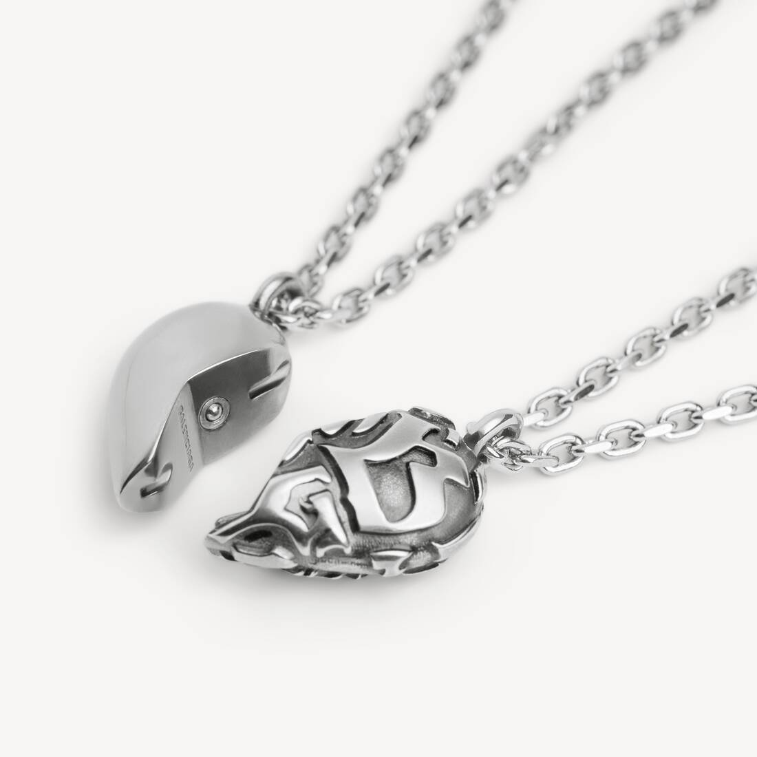 Women's Midnight Necklace in Silver | Balenciaga Hong Kong SAR EN - Image 3