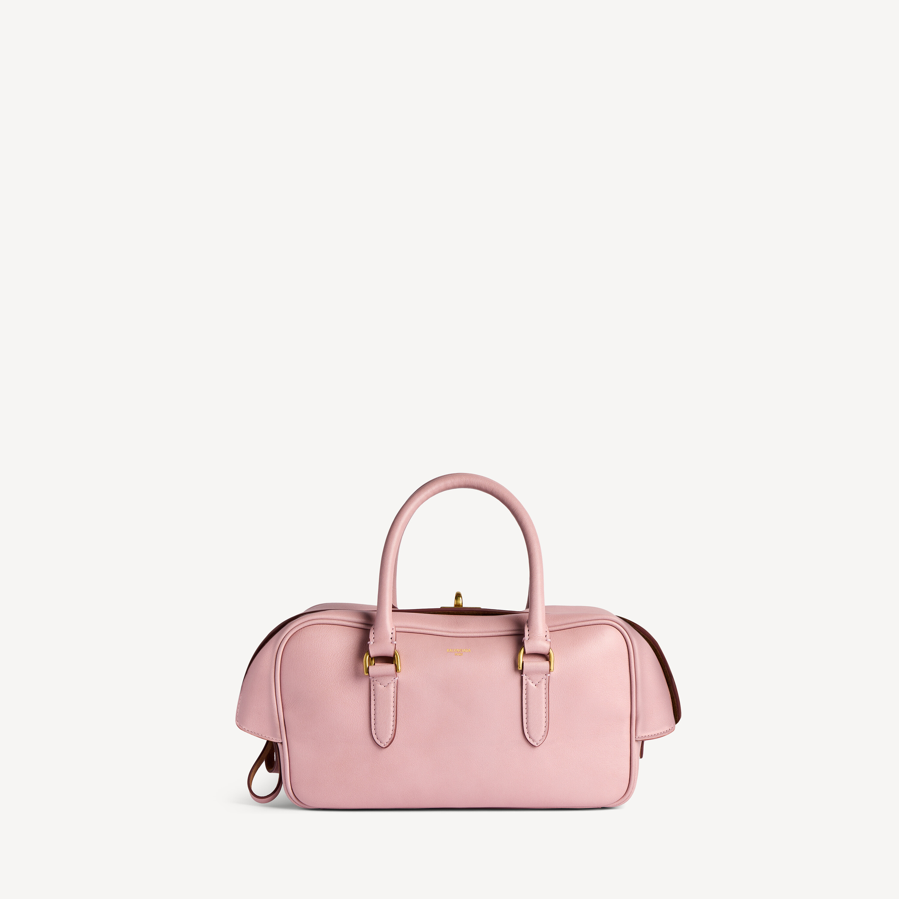 BALENCIAGA ローズ クォーツ の ウィメンズ Le 7 ボウリングバッグ スモール