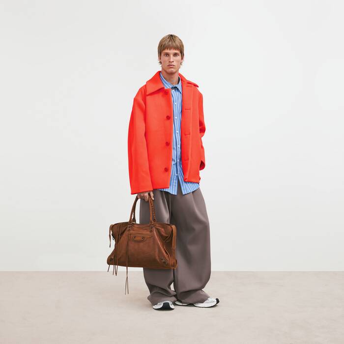Men's Le City Bag Large in Caramel - Men | Balenciaga New Zealand EN - Image 3