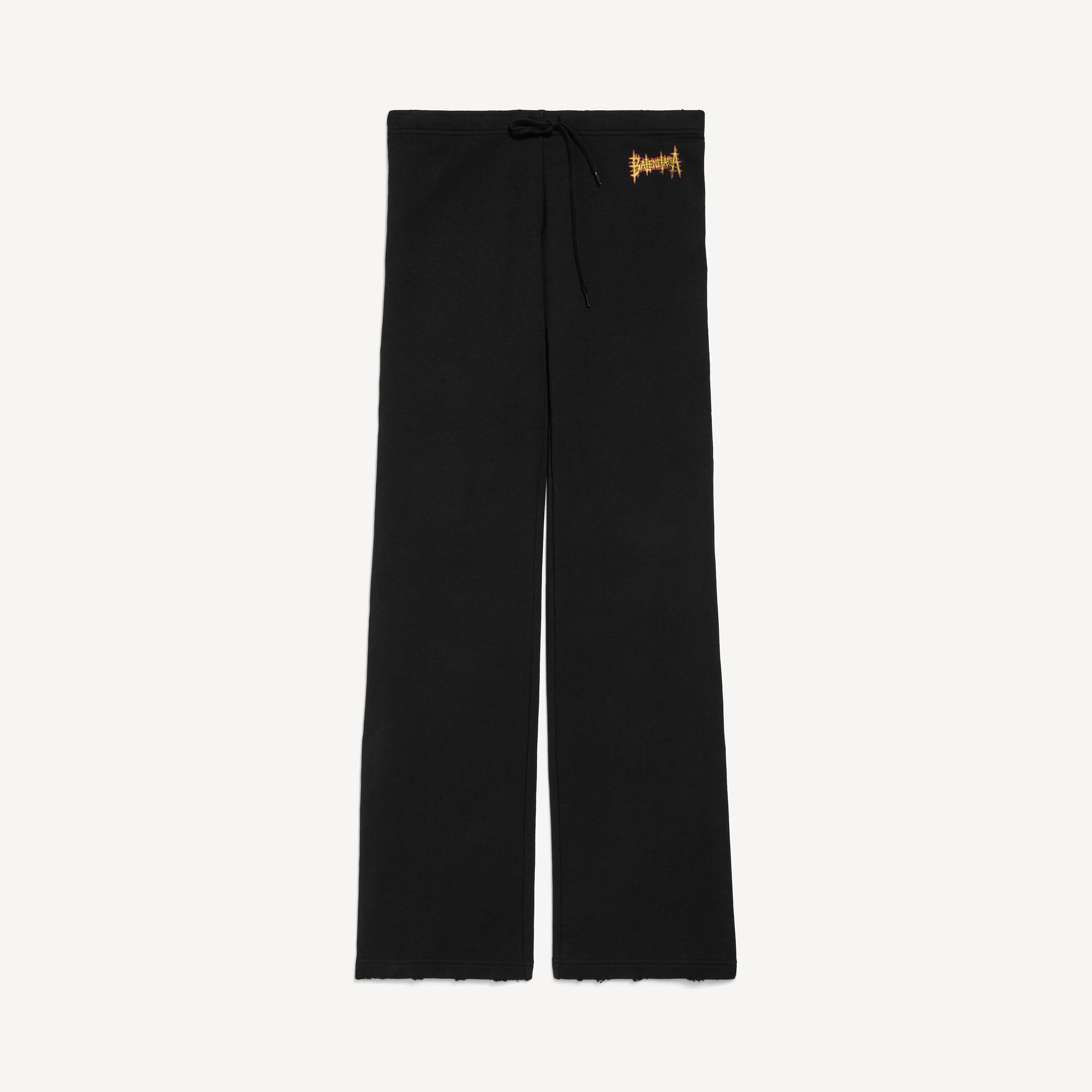 Women's Balenciaga Sacré Coeur Low Waist Sweatpants in Black
