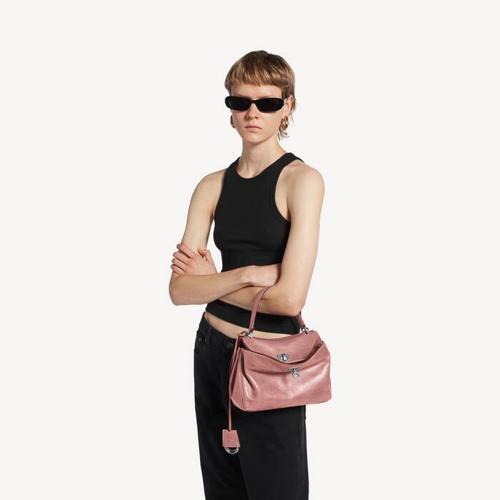 Women's Rodeo Handbag Mini in Rose Quartz - Women | Balenciaga United Kingdom EN - Image 2