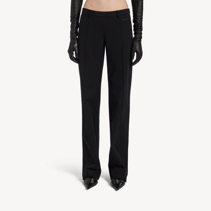 Women's Slim Pants in Black - Women | Balenciaga Croatia EN - Image 3