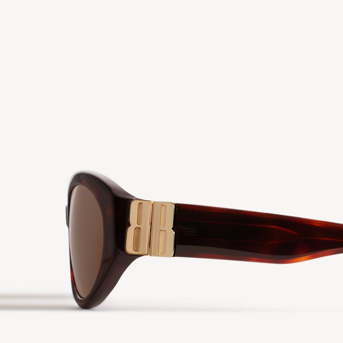 Women's Cosmo Round Af Sunglasses in Dark Brown Havana | Balenciaga United Kingdom EN - Image 4