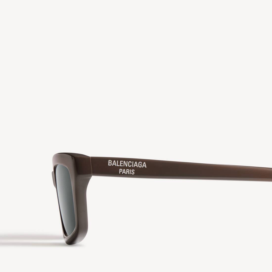Daily Rectangle Sunglasses in Taupe | Balenciaga Australia EN - Image 5