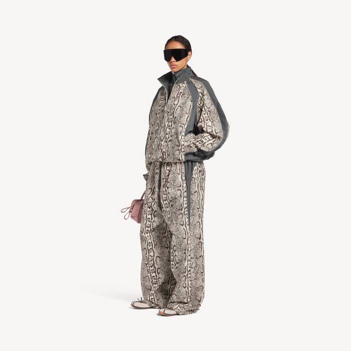 Women's Bodies Tracksuit Pants in Ivory/brown - Women | Balenciaga United States EN - Image 1