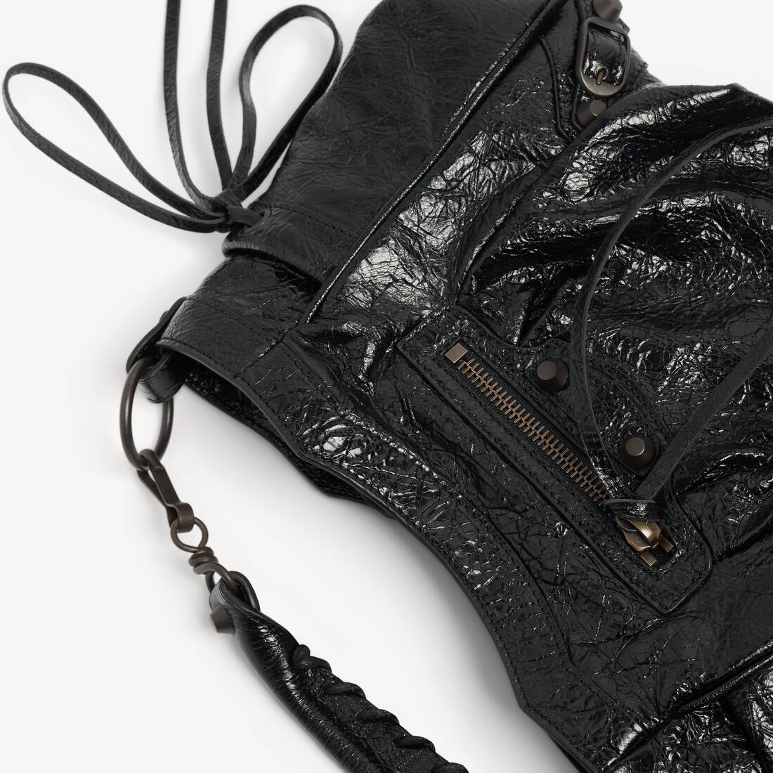 Women's Le City Bucket Bag Small in Black | Balenciaga United States EN - Image 6