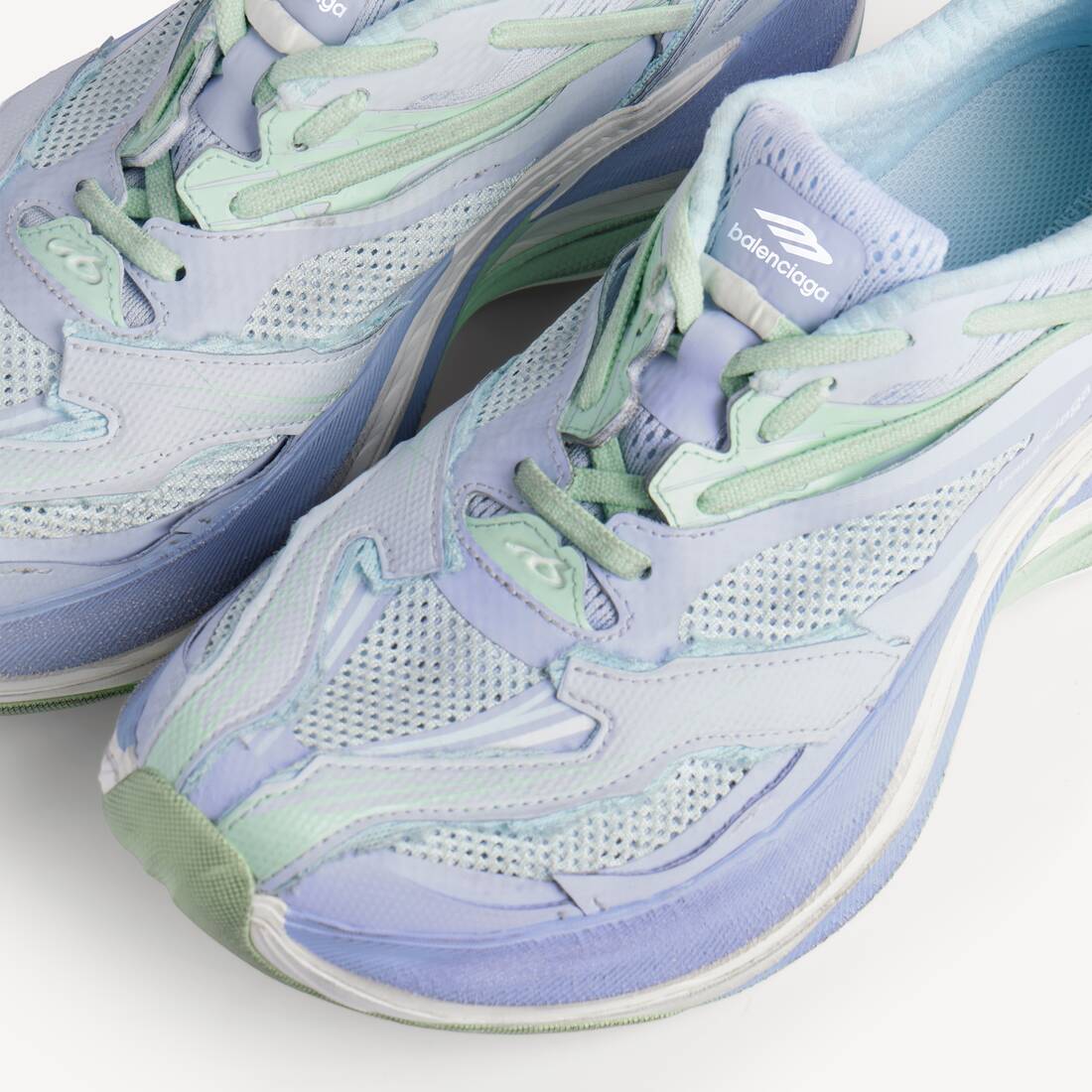 Women's Jet Sneaker in Light Blue/lilac/lime | Balenciaga United States EN - Image 4