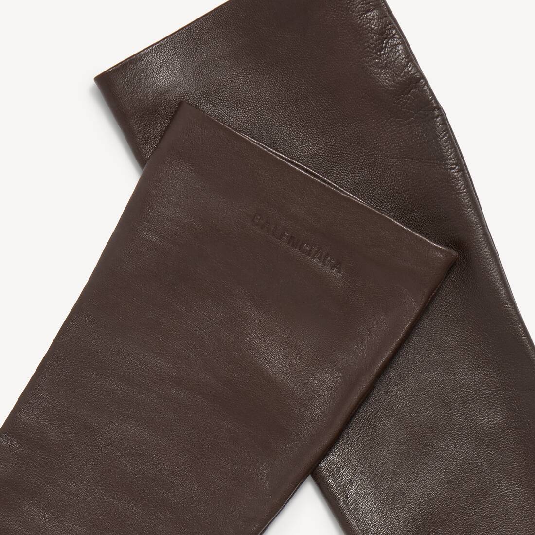 Gants Longs pour Femme en Cacao | Balenciaga Belgique FR - Image 3