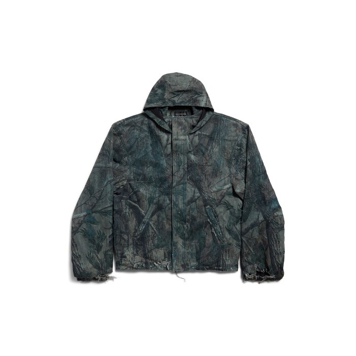 chaqueta con capucha workwear