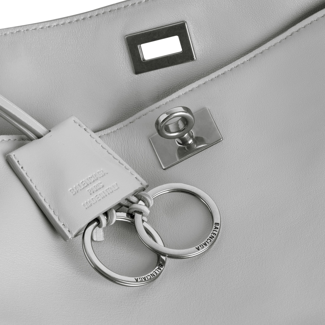 【Balenciaga】 グレー ウィメンズ Rodeo ハンドバッグ ミニ Women's Rodeo Handbag Small in Cloud Grey | Balenciaga US