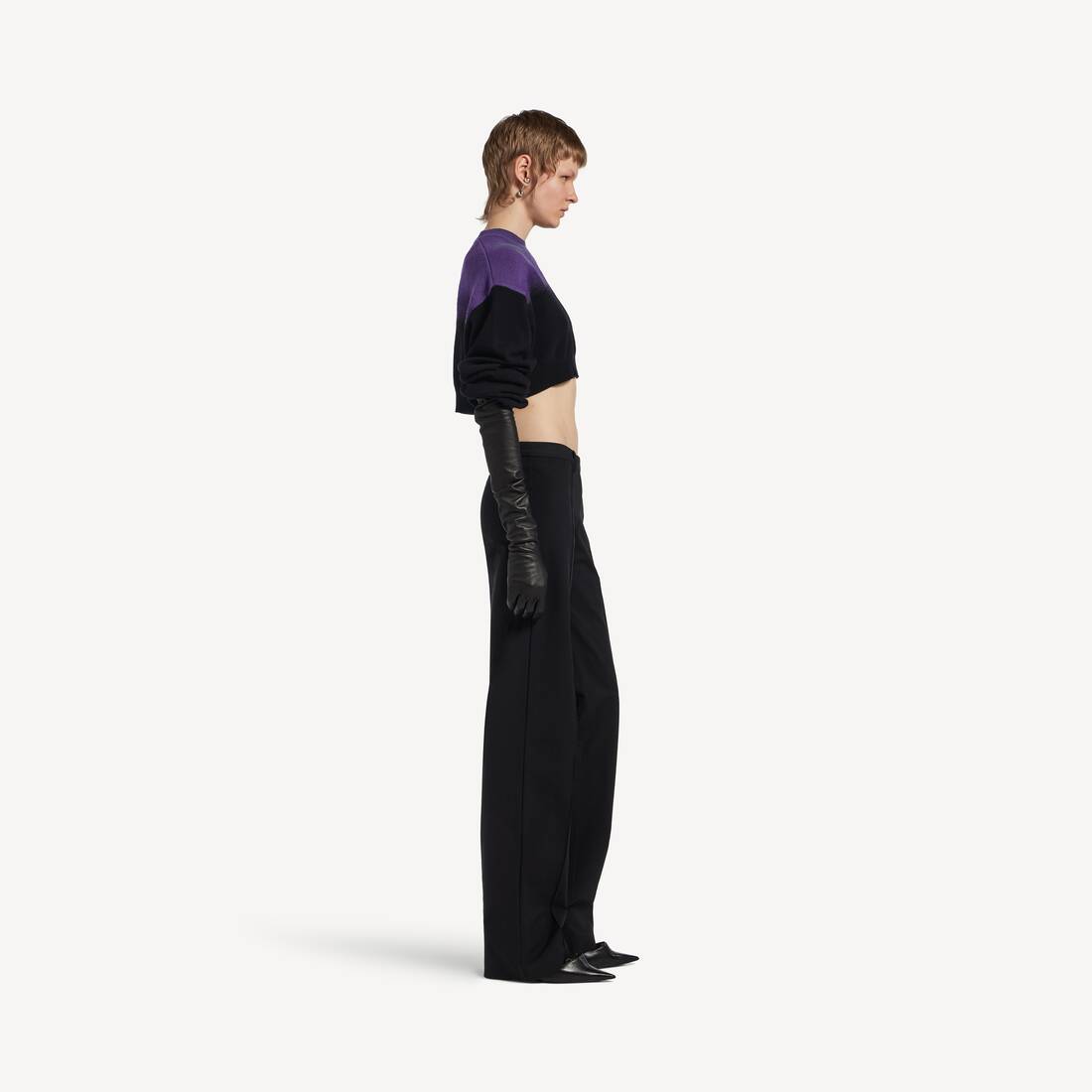 Women's Slim Pants in Black | Balenciaga Croatia EN - Image 3