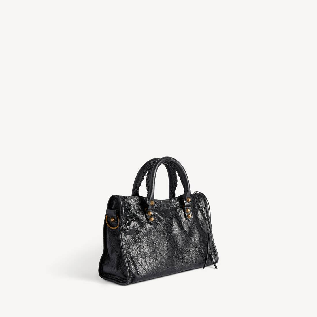 Ela's Bolsa Le City Pequena em Preto | Balenciaga Brasil PT - Image 3