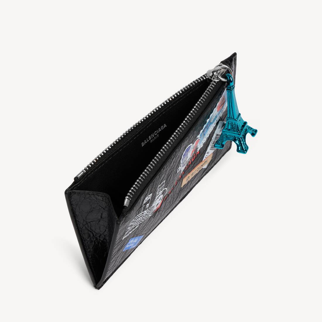 Men's Cash Large Long Coin And Card Holder in Black/multicolor | Balenciaga United States EN - Image 3