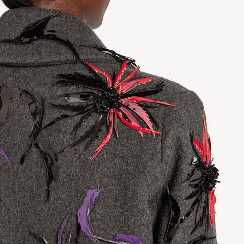 cappotto spotlight flowers maxi