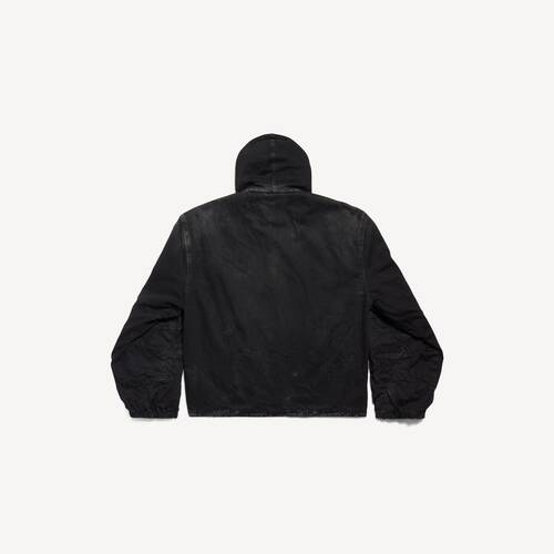 hooded workwear jacket