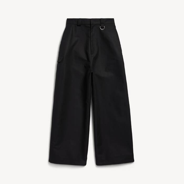 Men's Loose Fit Workwear Pants in Black - Men | Balenciaga Australia EN - Image 2