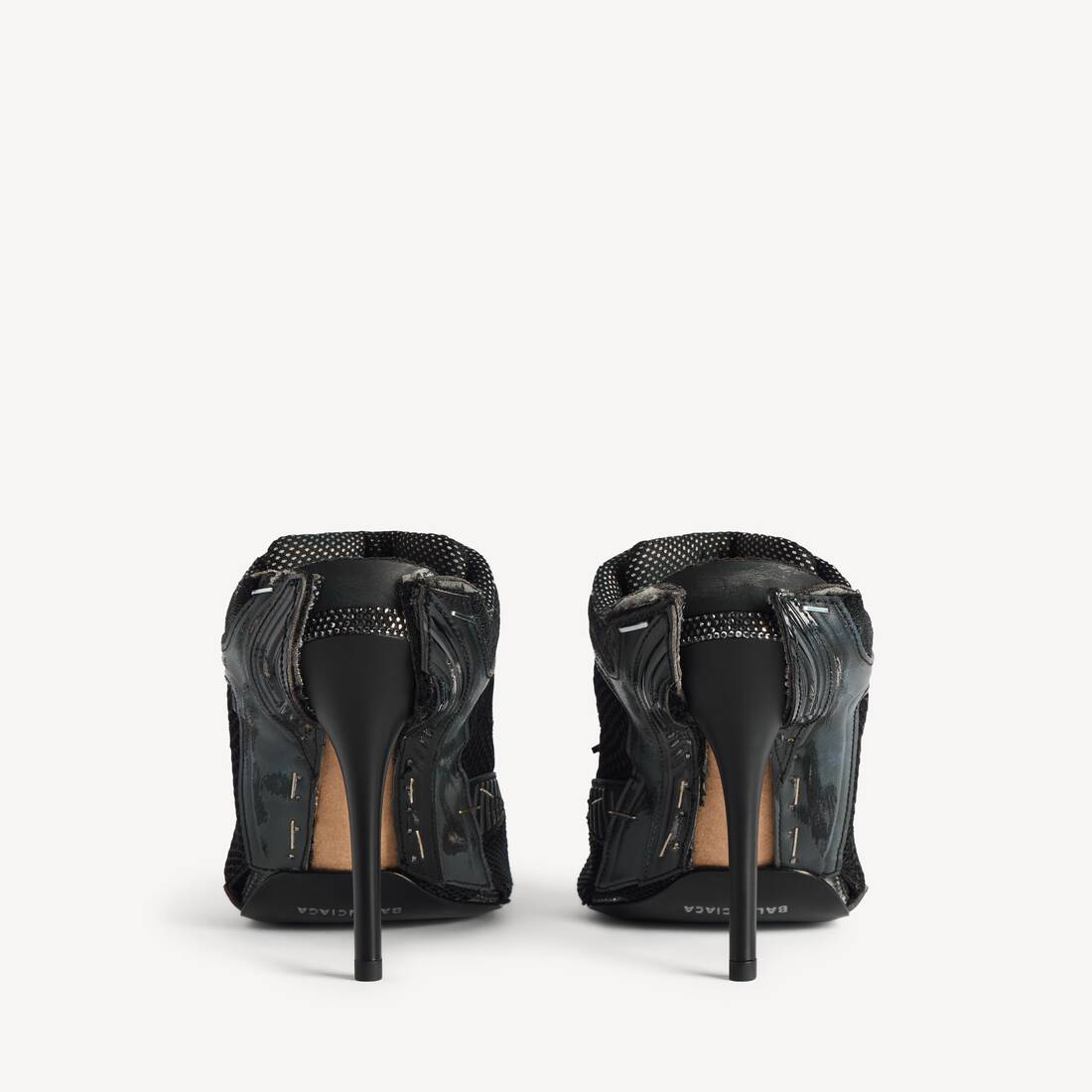 Sandale &Agrave; Talon Stapler pour Femme en Noir | Balenciaga France FR - Image 5