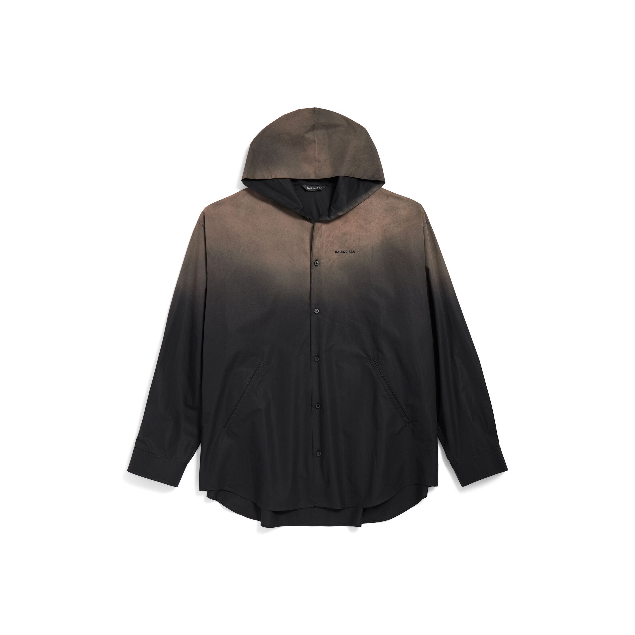 hooded oversized shirt