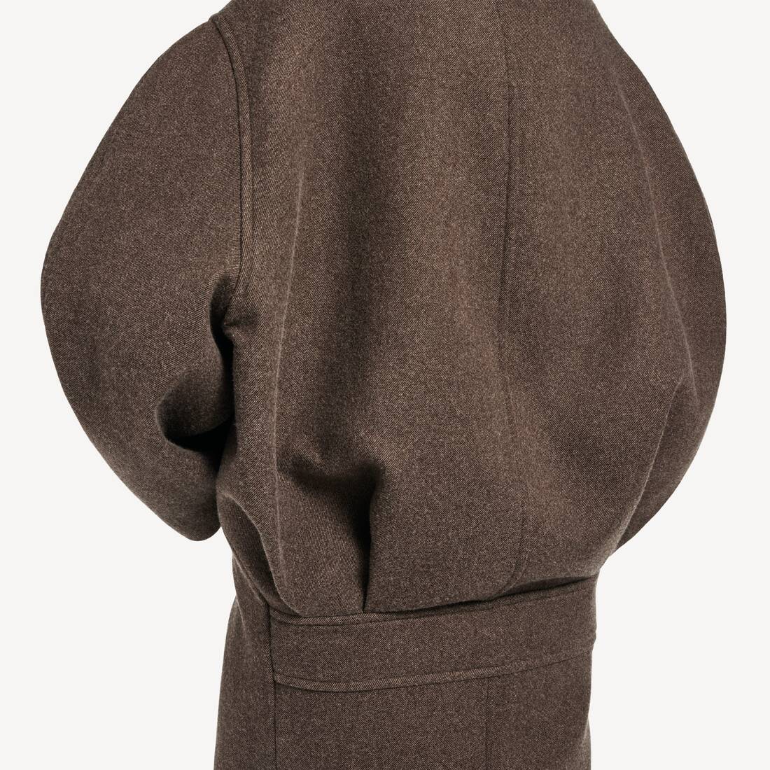 ダークブラウン の ウィメンズ ロング Cocoon コート  | Balenciaga 日本 JA - Image 6