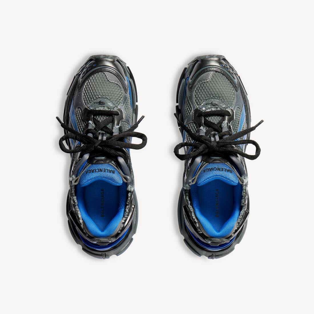 Sneaker Runner Gradient Mesh pour Homme en Noir/bleu/gris | Balenciaga Belgique FR - Image 5