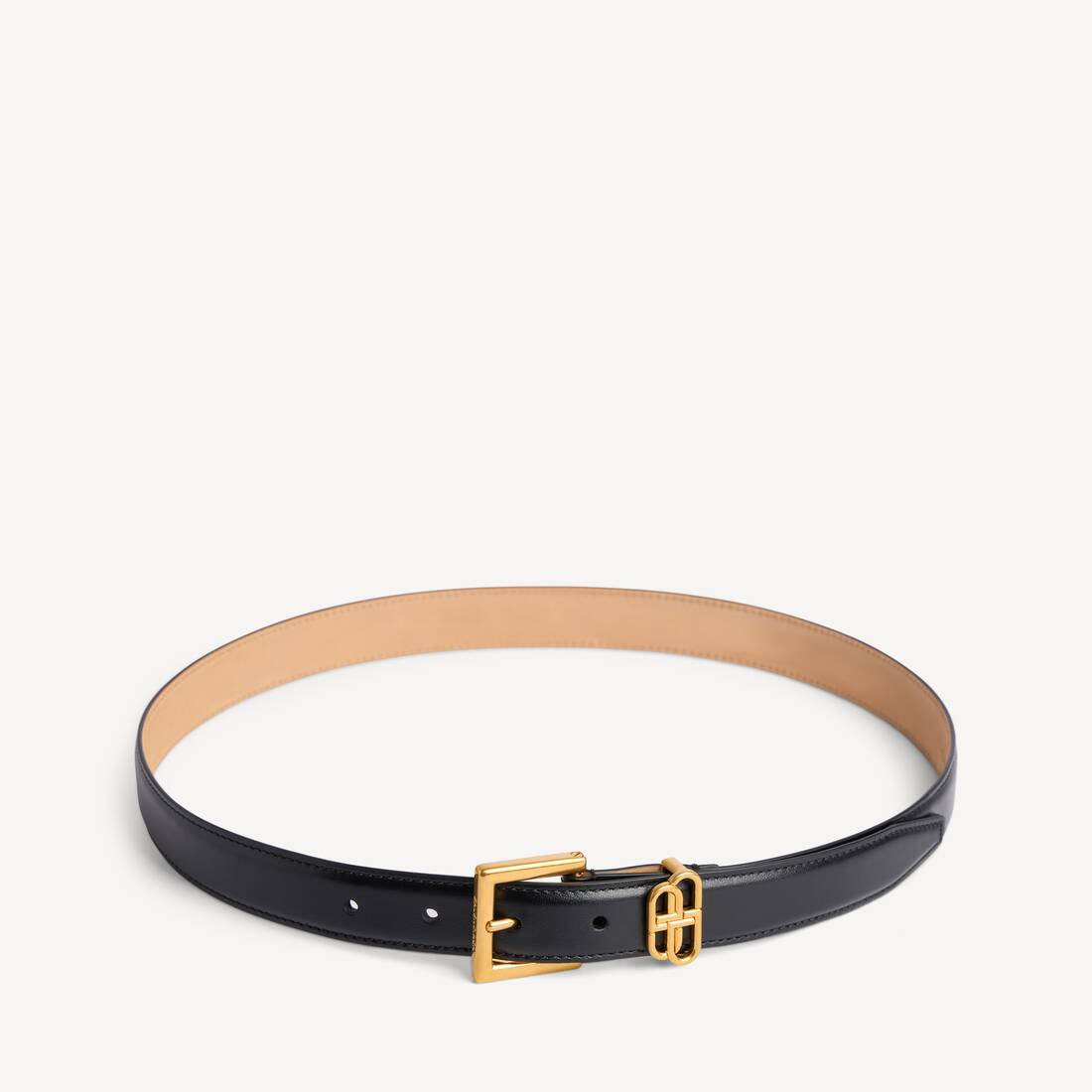 Women's Bb Loop Belt in Black | Balenciaga United Kingdom EN - Image 2