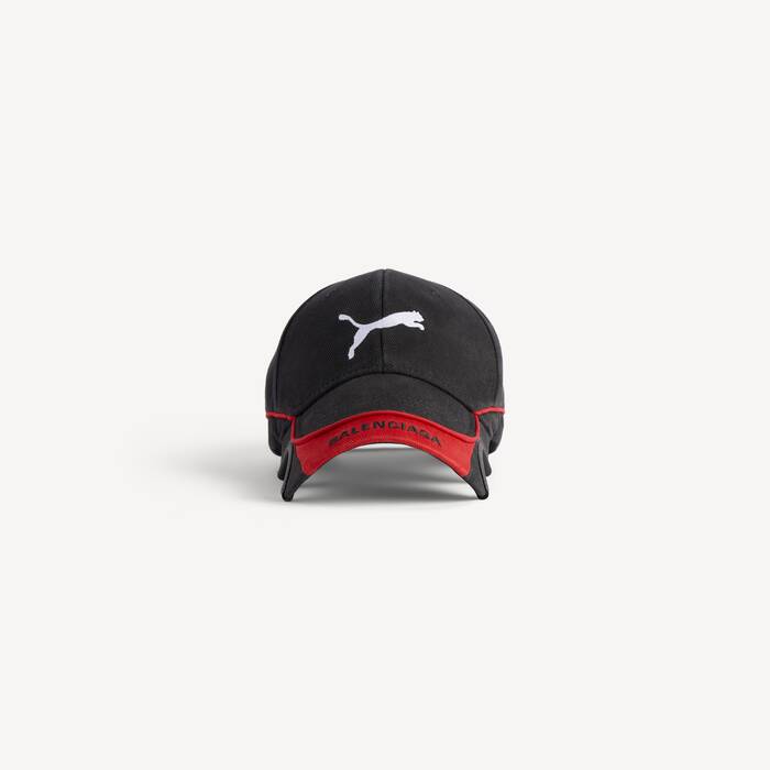 Balenciaga I Puma Cap in Black/red | Balenciaga United Kingdom EN - Image 1