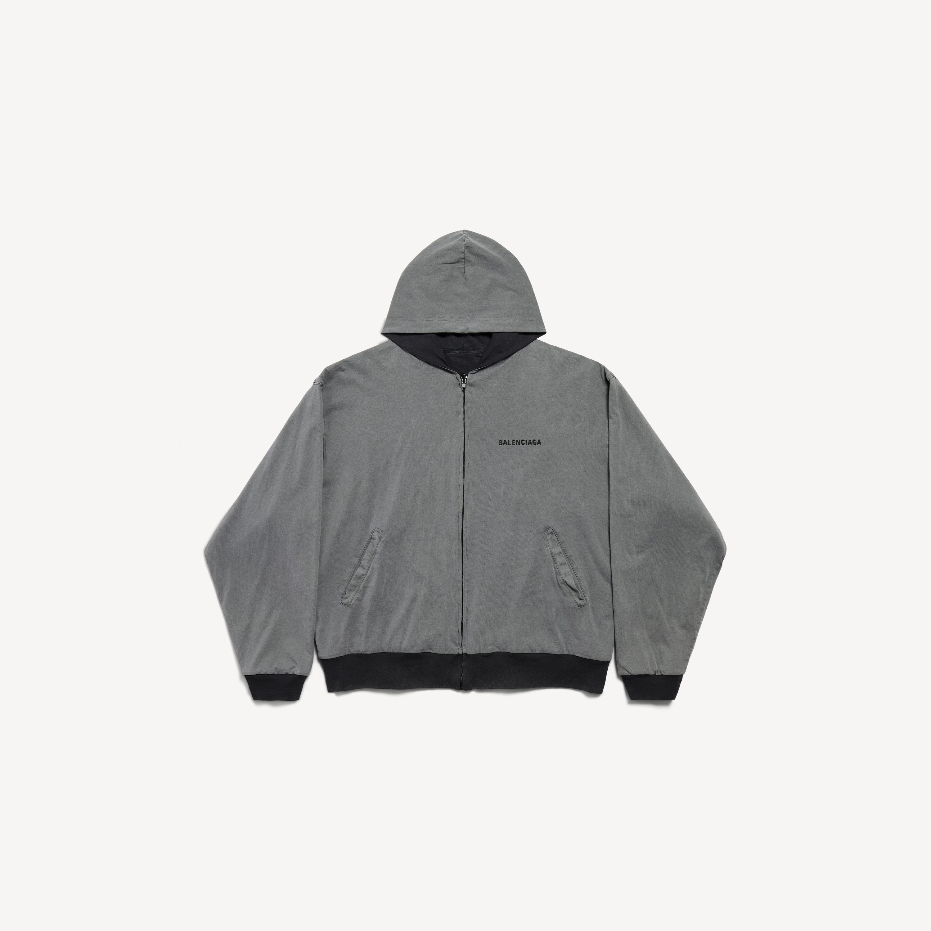 Balenciaga back reversible zip-up hoodie Balenciaga back reversible zip-up hoodie