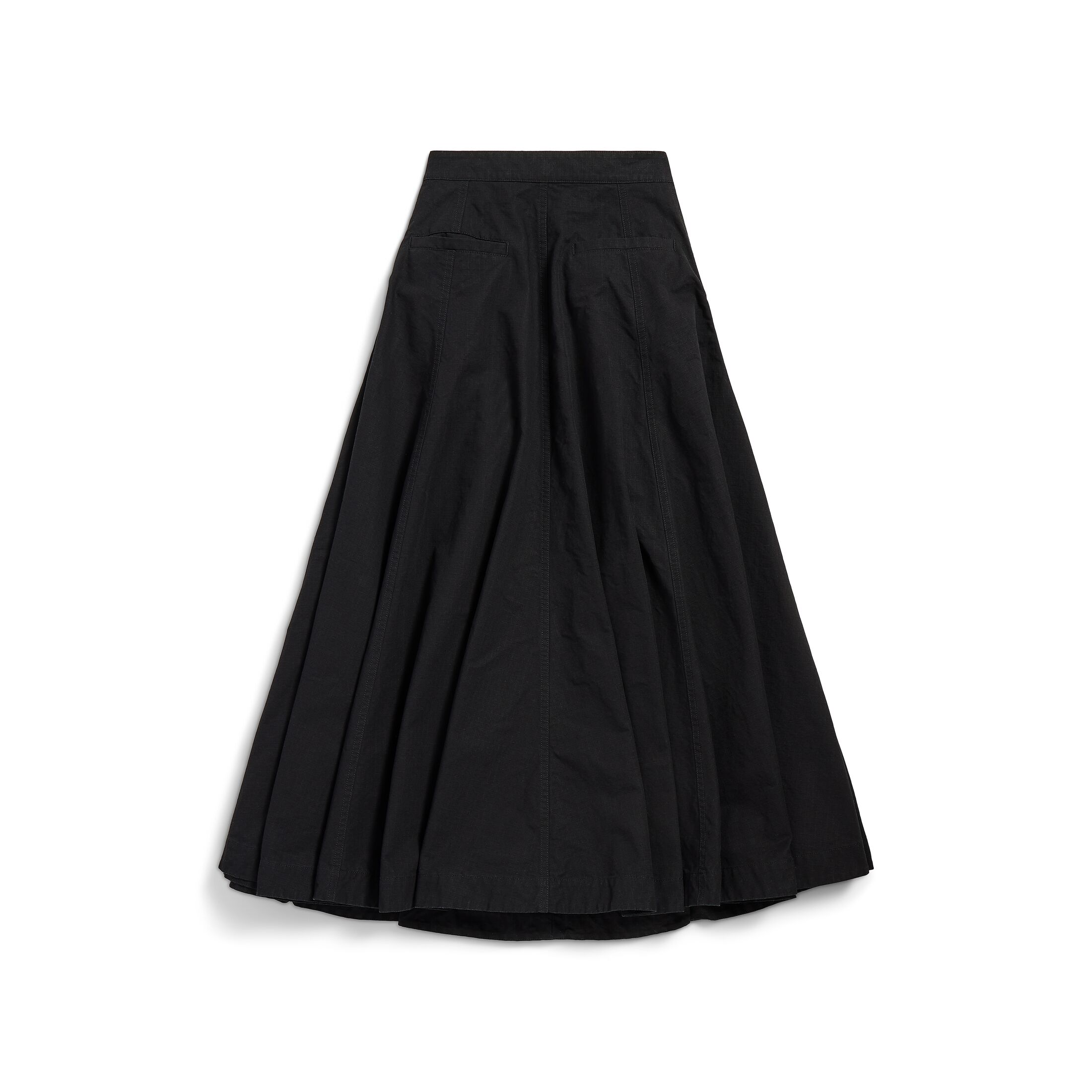 godet maxi skirt