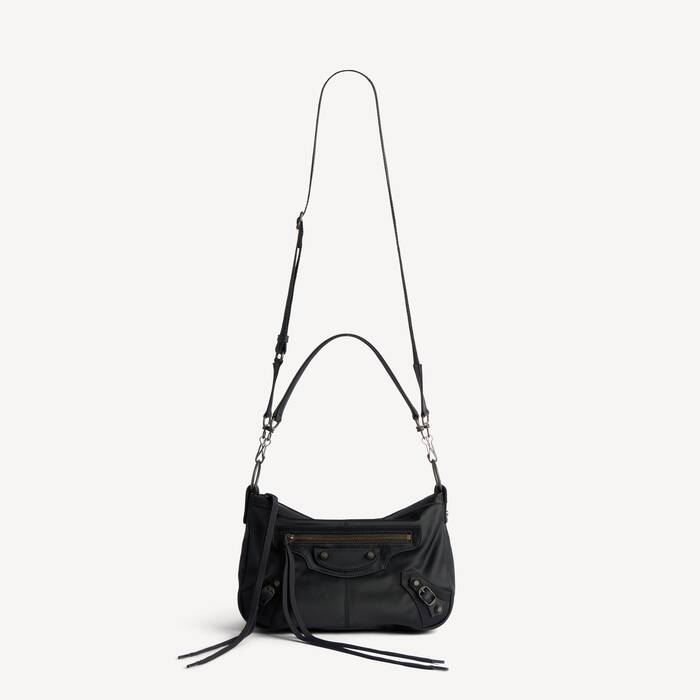 Men's Le City Moto Small in Black - Men | Balenciaga United States EN - Image 1