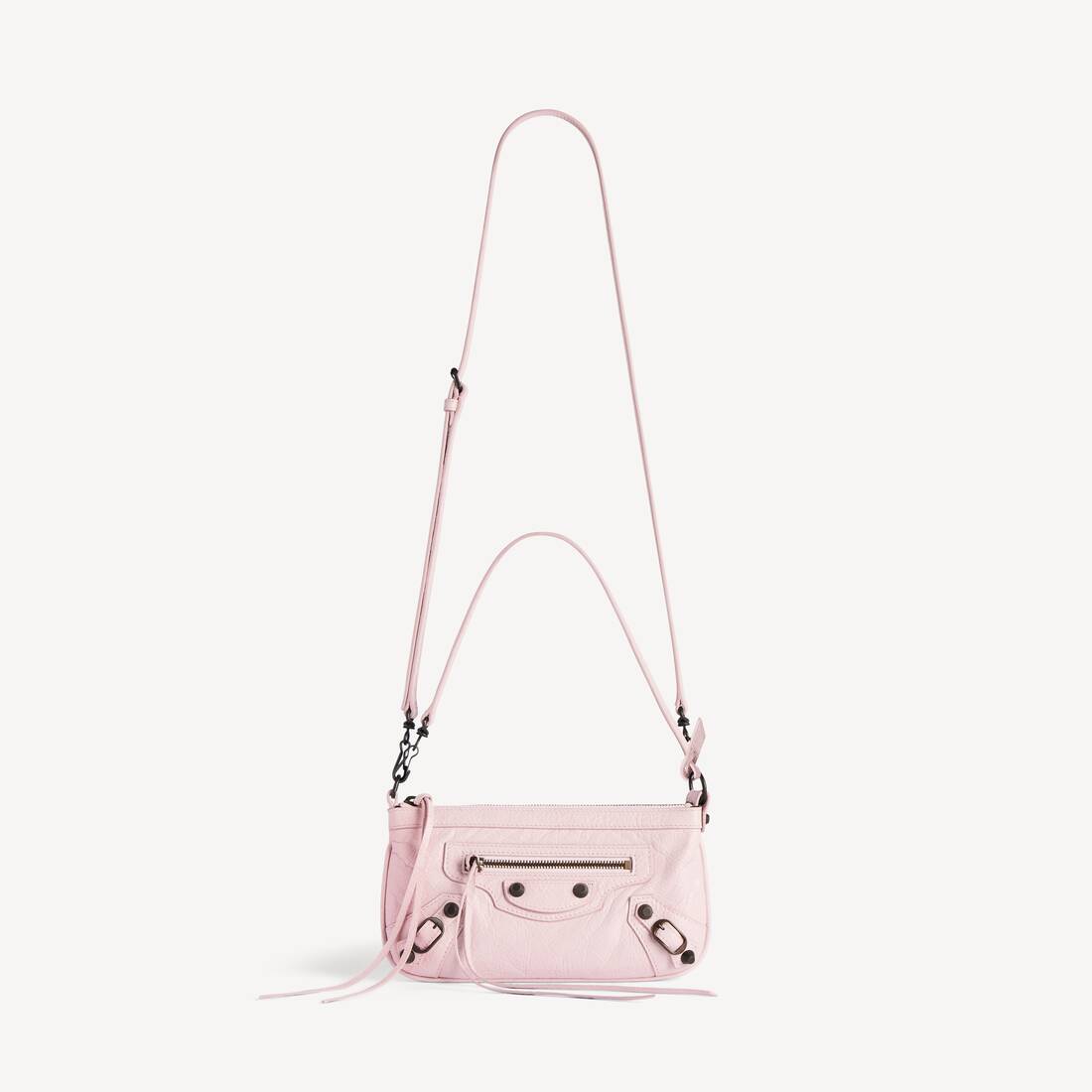Women's Le City Pouch On Strap in Petal Pink | Balenciaga Mexico EN - Image 4