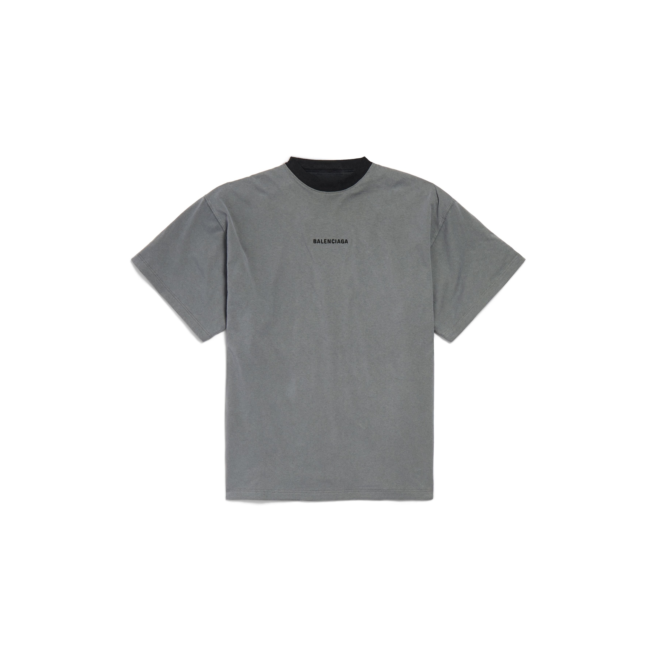 balenciaga back reversible oversized t-shirt