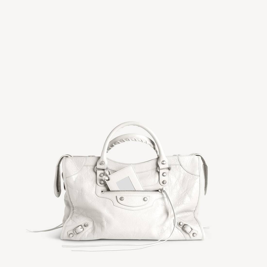 Le City Bag Medium in Optic White