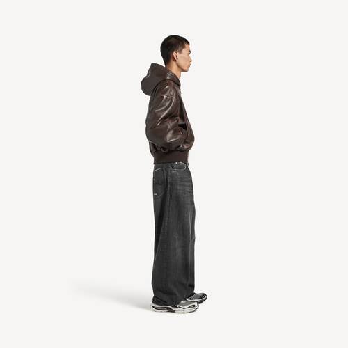 plissierte baggyhose 