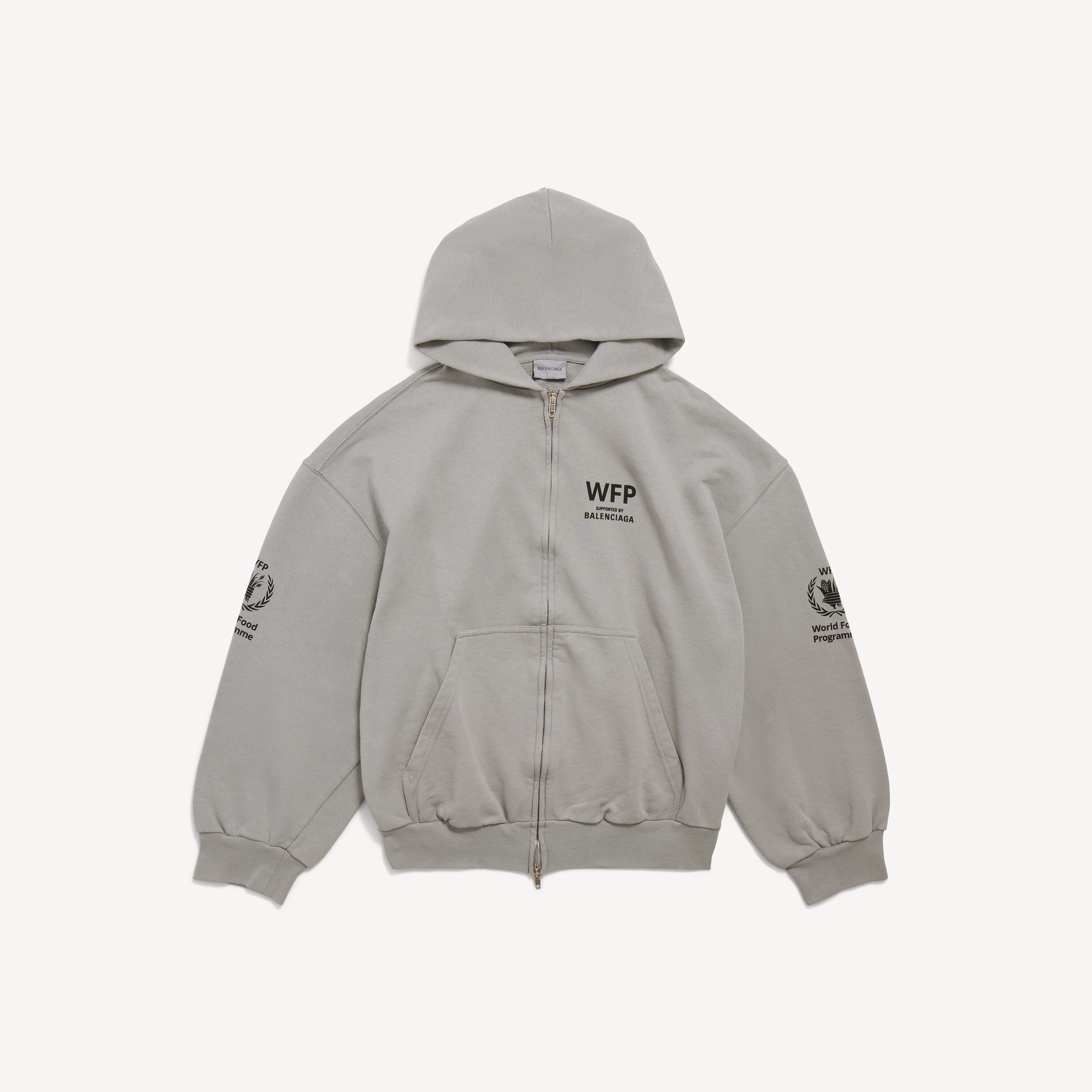Balenciaga hoodie zippé wfp fit regular