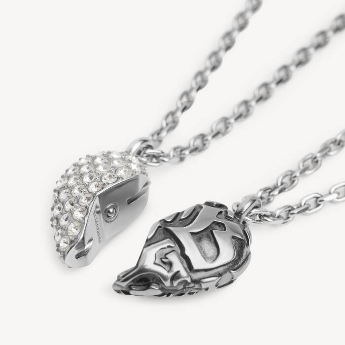 Midnight Necklace in Silver | Balenciaga Hong Kong SAR EN - Image 3