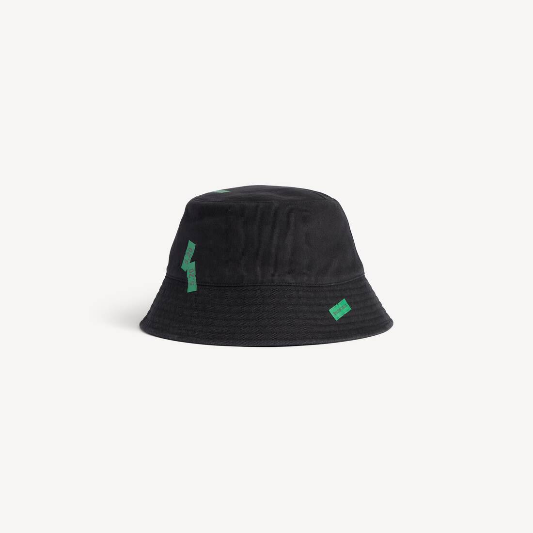 520 Stickers Bucket Hat f&uuml;r Damen in Schwarz | Balenciaga Deutschland DE - Image 3